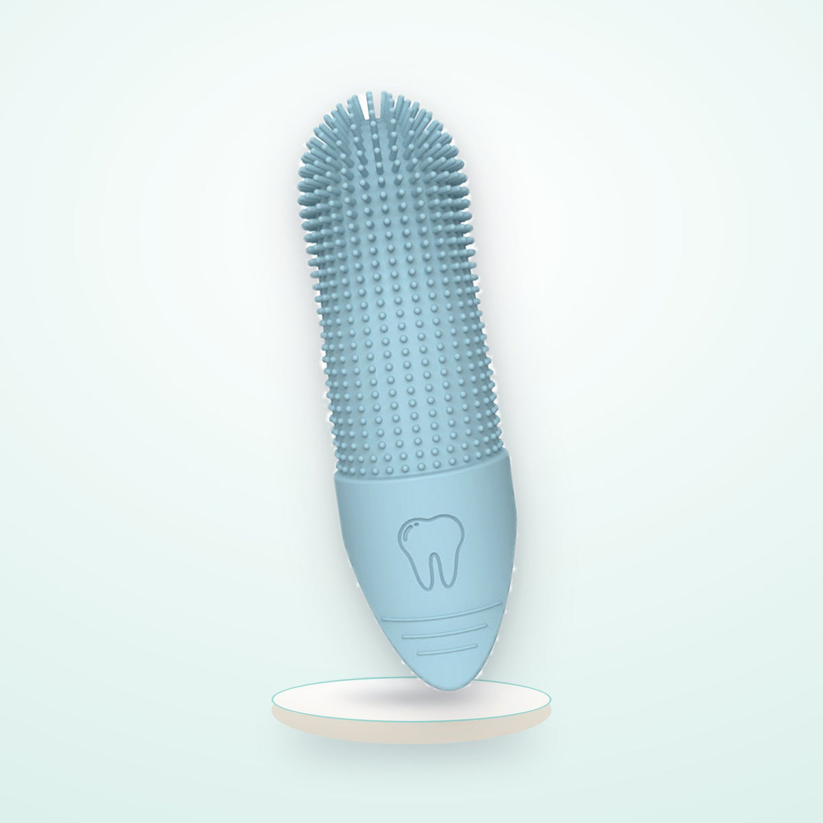 Doigtier brosse à dents en silicone