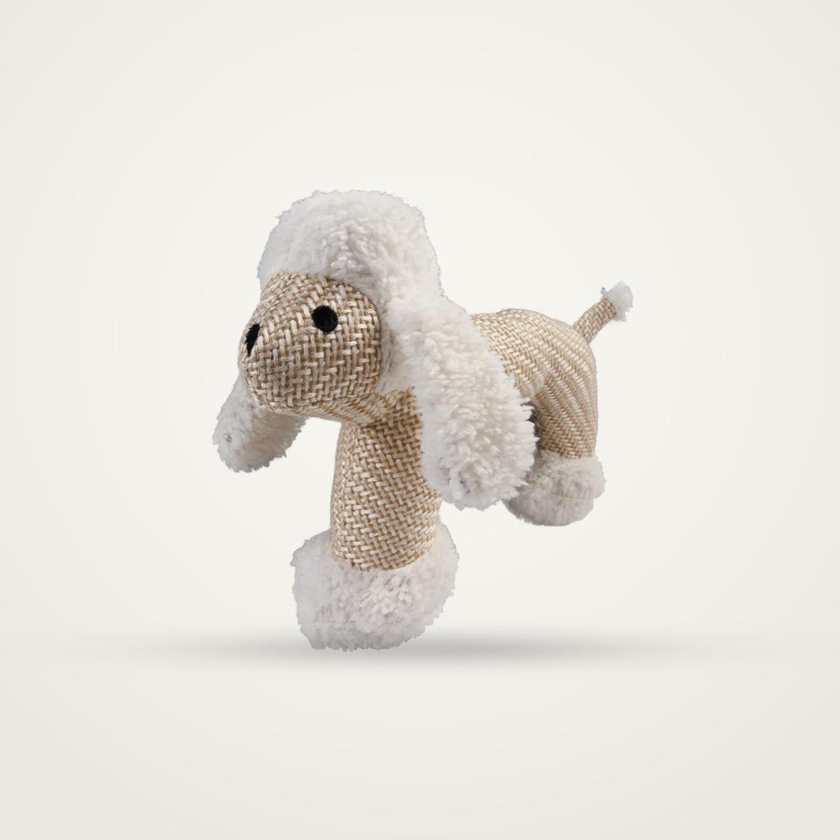 Peluche couineuse DogSmile, modèle caniche